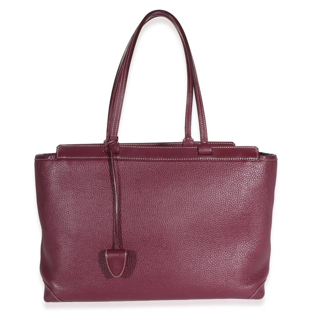 Goyard Bordeaux Leather Goyardine Bellechasse PM